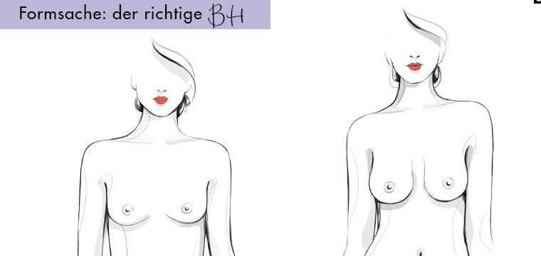 Hängebrust bh Brustformen: BHs