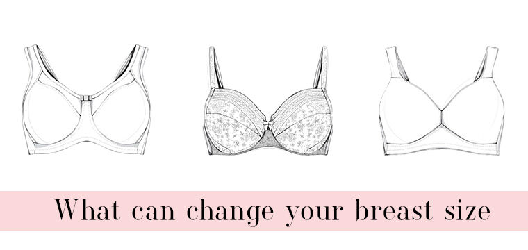 What can change your breast size | The Bra Blog
