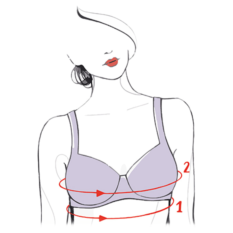 The first step to finding the best fitting bra is to find the right size. 