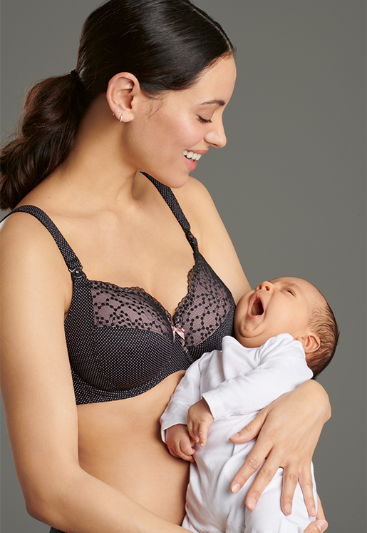 Anita Polka Dot Non-Underwire Nursing Bra — Breastfeeding Center