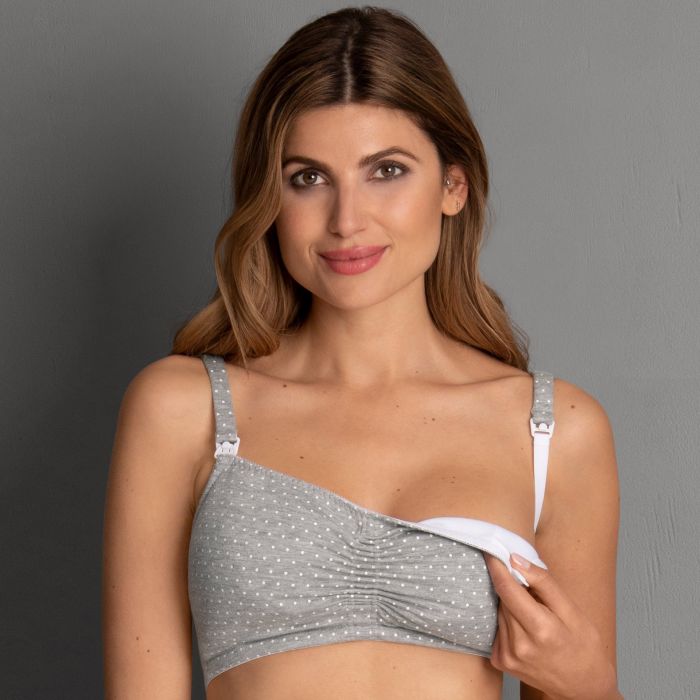 nursing crop top bra