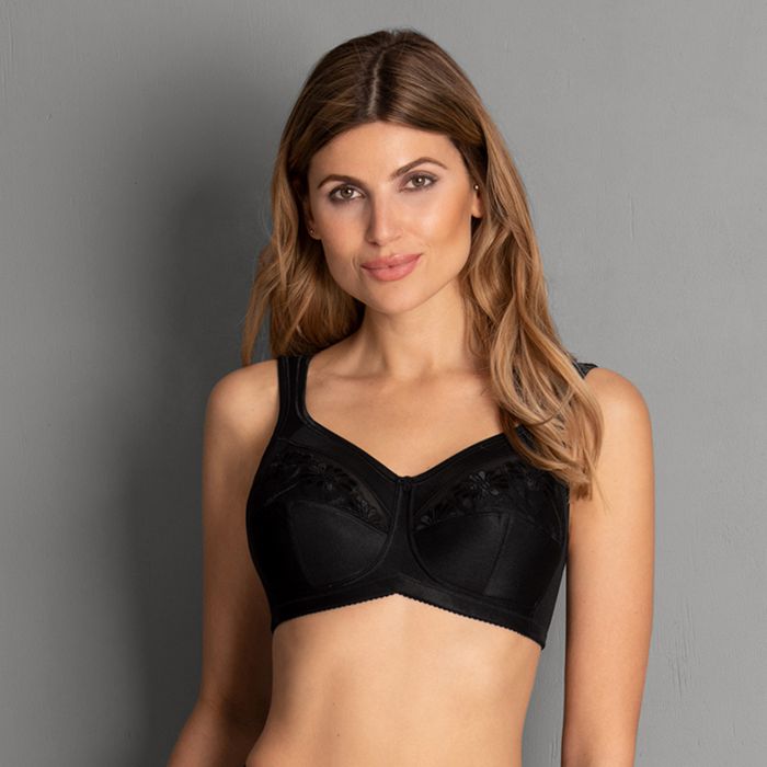 Embroidered Wire-free Mastectomy Bra